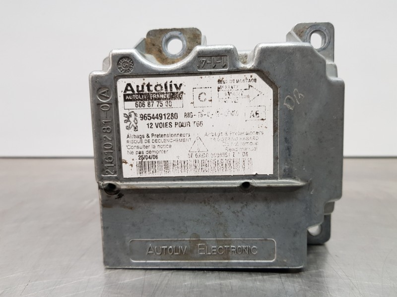 Recambio de centralita airbag para peugeot 307 cc (s2) básico referencia OEM IAM 9654491280  
