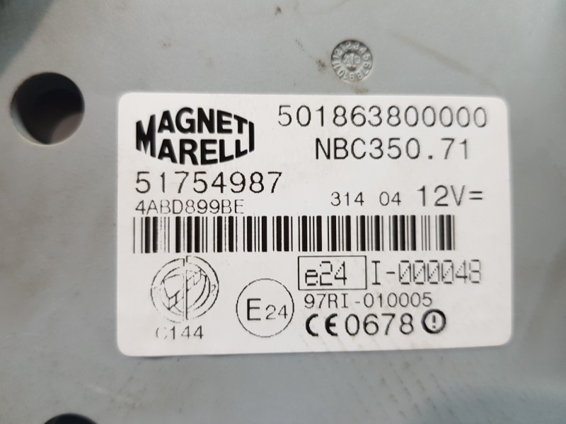 Recambio de modulo confort para lancia musa (184) 1.9 jtd platino referencia OEM IAM 51754987 501863800000 