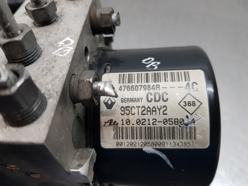 Recambio de abs para renault scenic iii grand dynamique referencia OEM IAM 476607984R 10021205804 28561136033