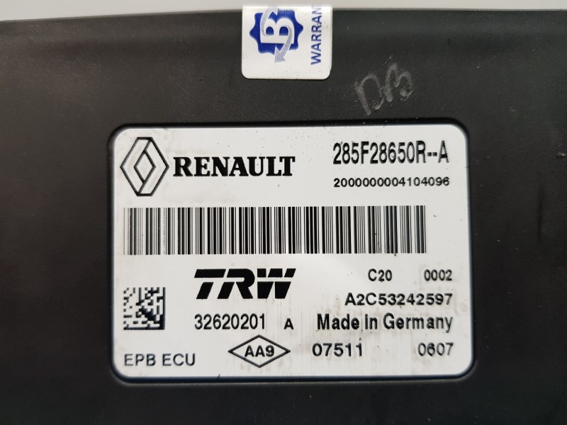 Recambio de modulo electronico para renault scenic iii grand dynamique referencia OEM IAM 285F28650R 32620201 