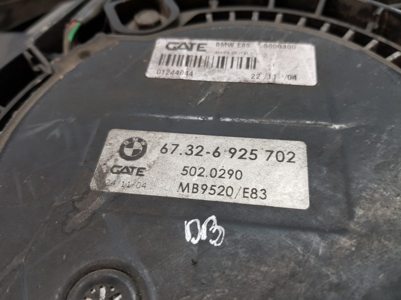 Recambio de electroventilador para bmw x3 (e83) 2.0d referencia OEM IAM 17113452509 67326925702  Recambio de electroventilador para bmw x3 (e83) 2.0d referencia OEM IAM 17113452509 67326925702