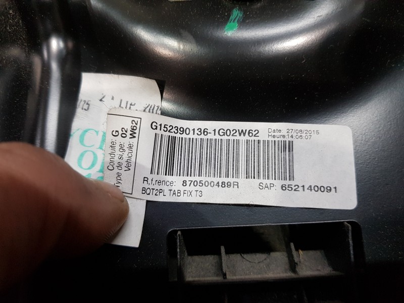 Recambio de asiento delantero derecho para opel movano b pritsche/kipper/koffer pritsche referencia OEM IAM 93197868  