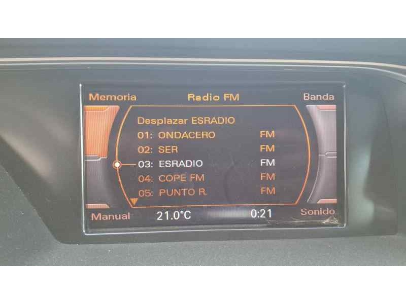 Recambio de pantalla multifuncion para audi a4 ber. (b8) premium referencia OEM IAM 8T0919603F  