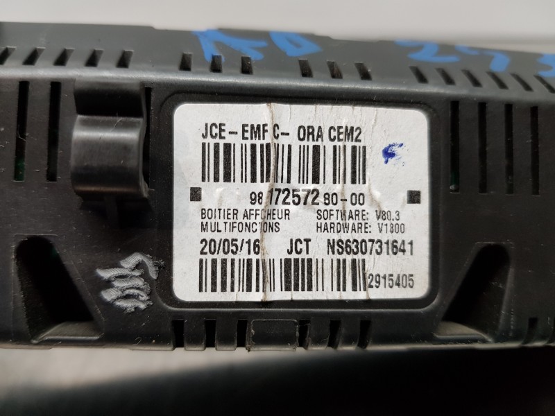 Recambio de pantalla multifuncion para peugeot 5008 active referencia OEM IAM 9817257280   Recambio de pantalla multifuncion para peugeot 5008 active referencia OEM IAM 9817257280