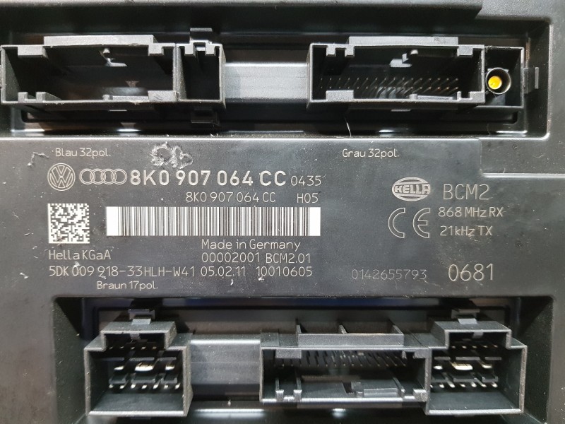 Recambio de modulo confort para audi a4 ber. (b8) premium referencia OEM IAM 8K0907064CC 5DK009918 5DK00991833 Recambio de modulo confort para audi a4 ber. (b8) premium referencia OEM IAM 8K0907064CC 5DK009918 5DK00991833