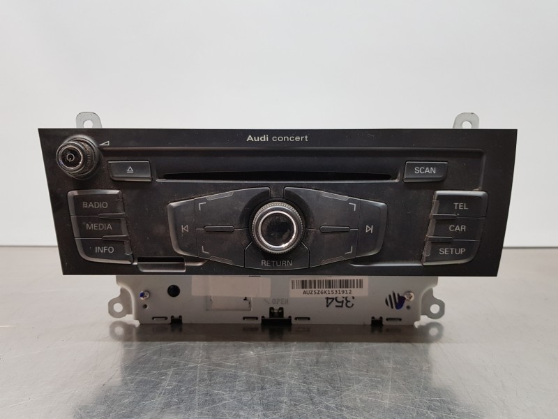 Recambio de sistema audio / radio cd para audi a4 ber. (b8) premium referencia OEM IAM 8T1035186P   Recambio de sistema audio / radio cd para audi a4 ber. (b8) premium referencia OEM IAM 8T1035186P