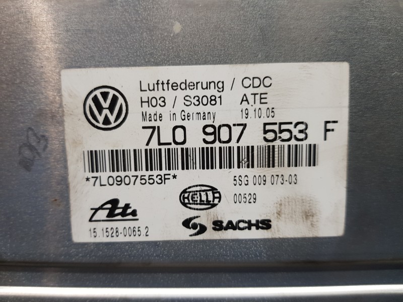 Recambio de centralita suspension para porsche cayenne (typ 9pa) básico referencia OEM IAM 7L0907553F 15152800652 