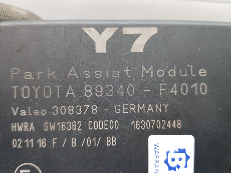 Recambio de modulo aparcamiento parking ( pdc ) para toyota c-hr hybrid referencia OEM IAM 89340F4010  
