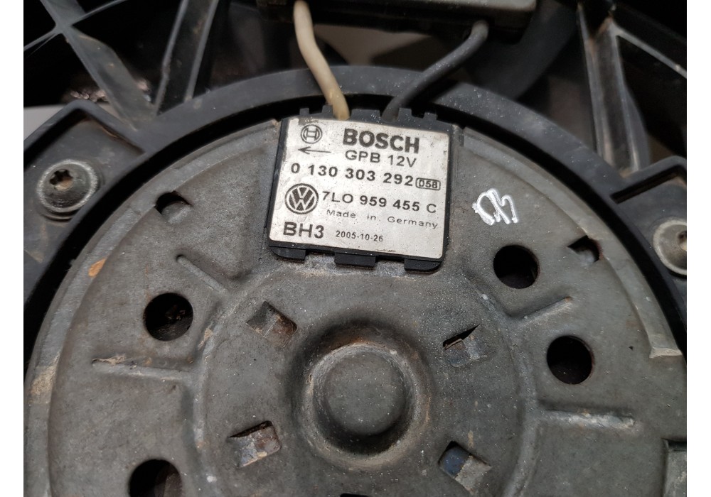 Recambio de electroventilador para porsche cayenne (typ 9pa) básico referencia OEM IAM 95562413601 7L0121203F 7L09594545C