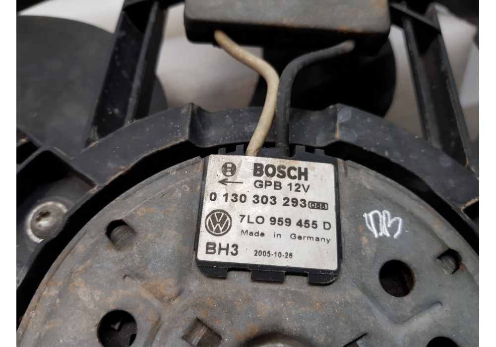 Recambio de electroventilador para porsche cayenne (typ 9pa) básico referencia OEM IAM 95562413601 7L0121203F 7L09594545C