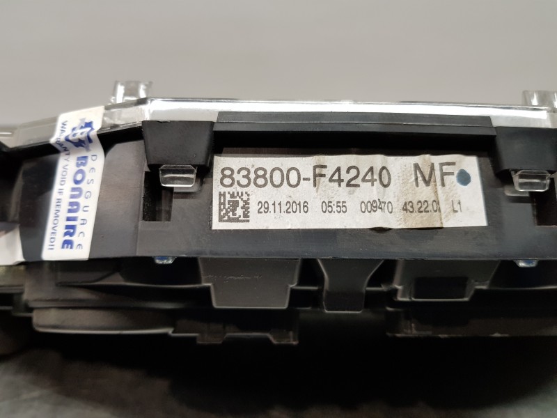 Recambio de cuadro instrumentos para toyota c-hr hybrid referencia OEM IAM 83800F4240  