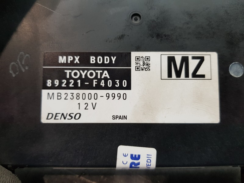 Recambio de modulo electronico para toyota c-hr hybrid referencia OEM IAM 89221F4030 MB2380009990 