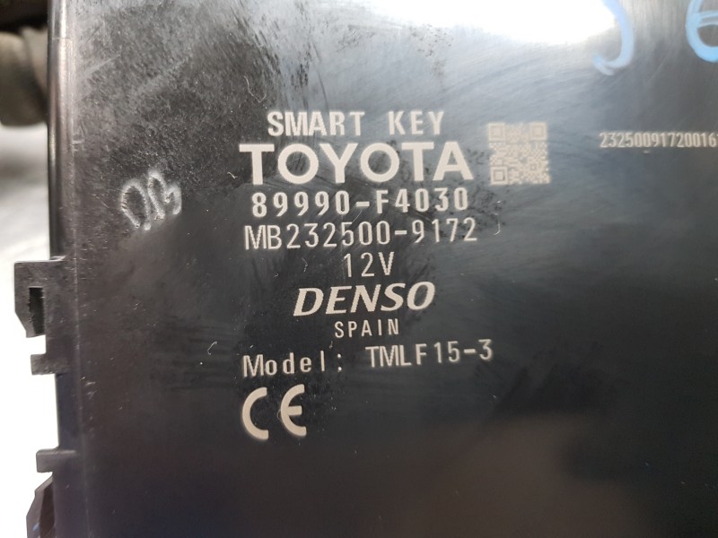 Recambio de modulo electronico para toyota c-hr hybrid referencia OEM IAM 89990F4030 MB2325009172 