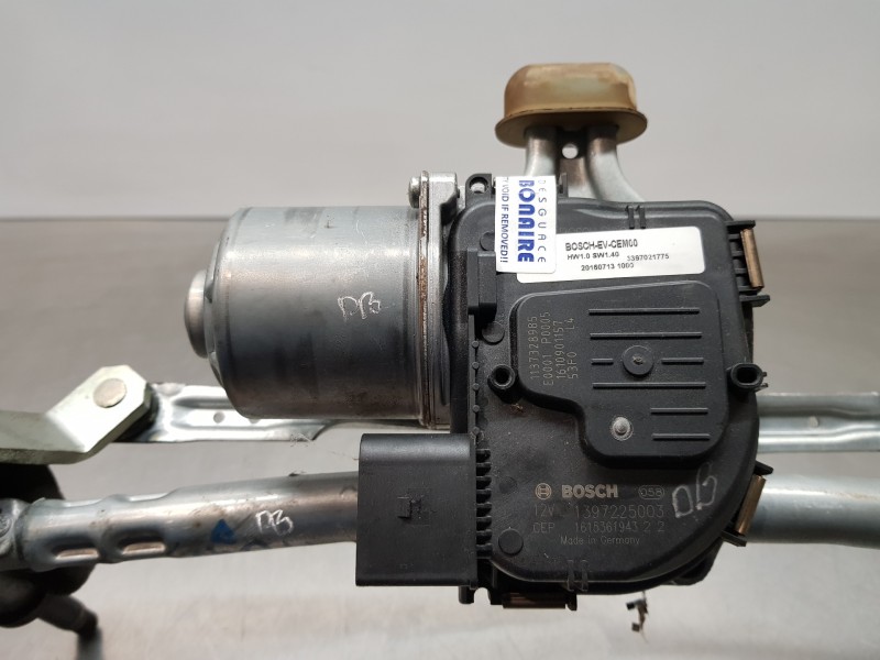 Recambio de motor limpia delantero para peugeot 3008 gt line referencia OEM IAM 9810989580 1397225003  Recambio de motor limpia delantero para peugeot 3008 gt line referencia OEM IAM 9810989580 1397225003