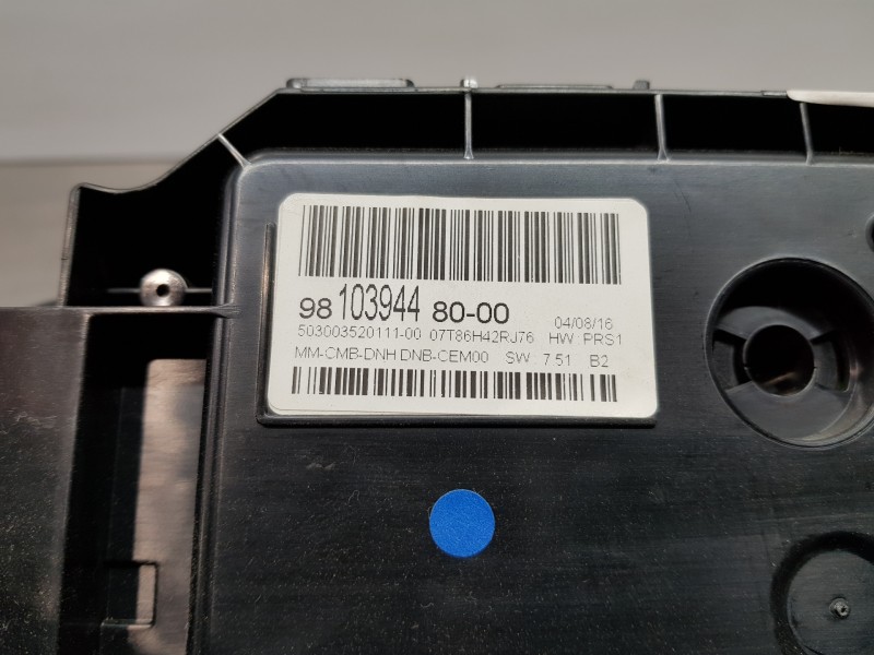 Recambio de cuadro instrumentos para peugeot 3008 gt line referencia OEM IAM 9810394480   Recambio de cuadro instrumentos para peugeot 3008 gt line referencia OEM IAM 9810394480