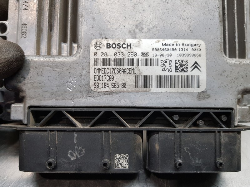 Recambio de centralita motor uce para peugeot 3008 gt line referencia OEM IAM 9818466580 0281033290 9806460480 Recambio de centralita motor uce para peugeot 3008 gt line referencia OEM IAM 9818466580 0281033290 9806460480