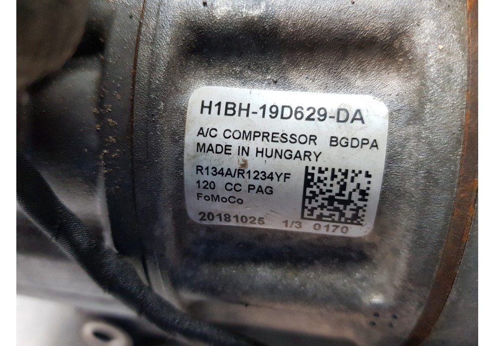 Recambio de compresor aire acondicionado para ford fiesta (ce1) ecoboost active referencia OEM IAM 2491047 H1BH19D629DA H1BH19D6