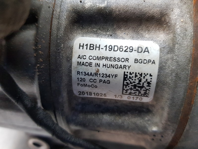 Recambio de compresor aire acondicionado para ford fiesta (ce1) ecoboost active referencia OEM IAM 2491047 H1BH19D629DA H1BH19D6