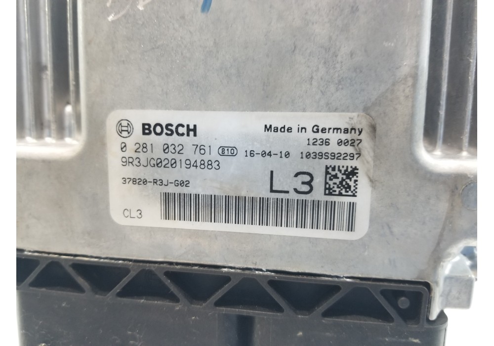 Recambio de centralita motor uce para honda civic lim.4 (fb) navi pack referencia OEM IAM 37820R3JG02 0281032761  Recambio de centralita motor uce para honda civic lim.4 (fb) navi pack referencia OEM IAM 37820R3JG02 0281032761
