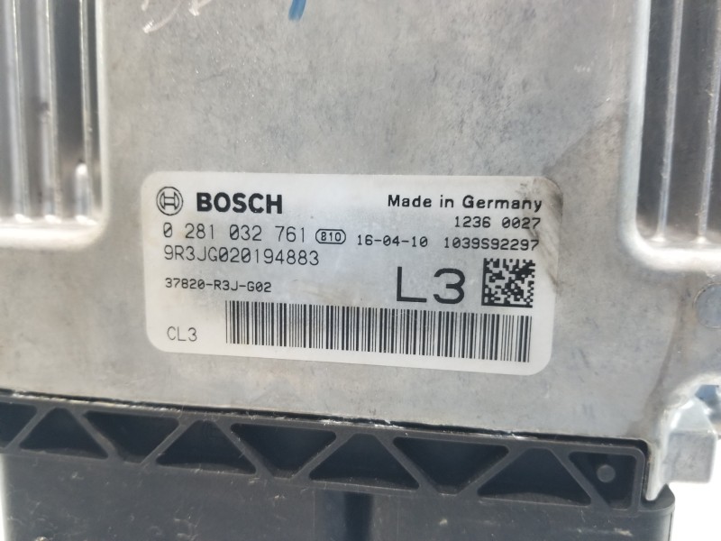 Recambio de centralita motor uce para honda civic lim.4 (fb) navi pack referencia OEM IAM 37820R3JG02 0281032761  Recambio de centralita motor uce para honda civic lim.4 (fb) navi pack referencia OEM IAM 37820R3JG02 0281032761