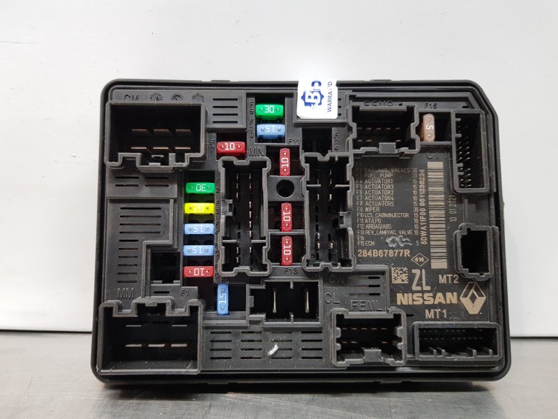 Recambio de caja reles / fusibles para renault megane iv berlina 5p fastback referencia OEM IAM 284B67877R   Recambio de caja reles / fusibles para renault megane iv berlina 5p fastback referencia OEM IAM 284B67877R