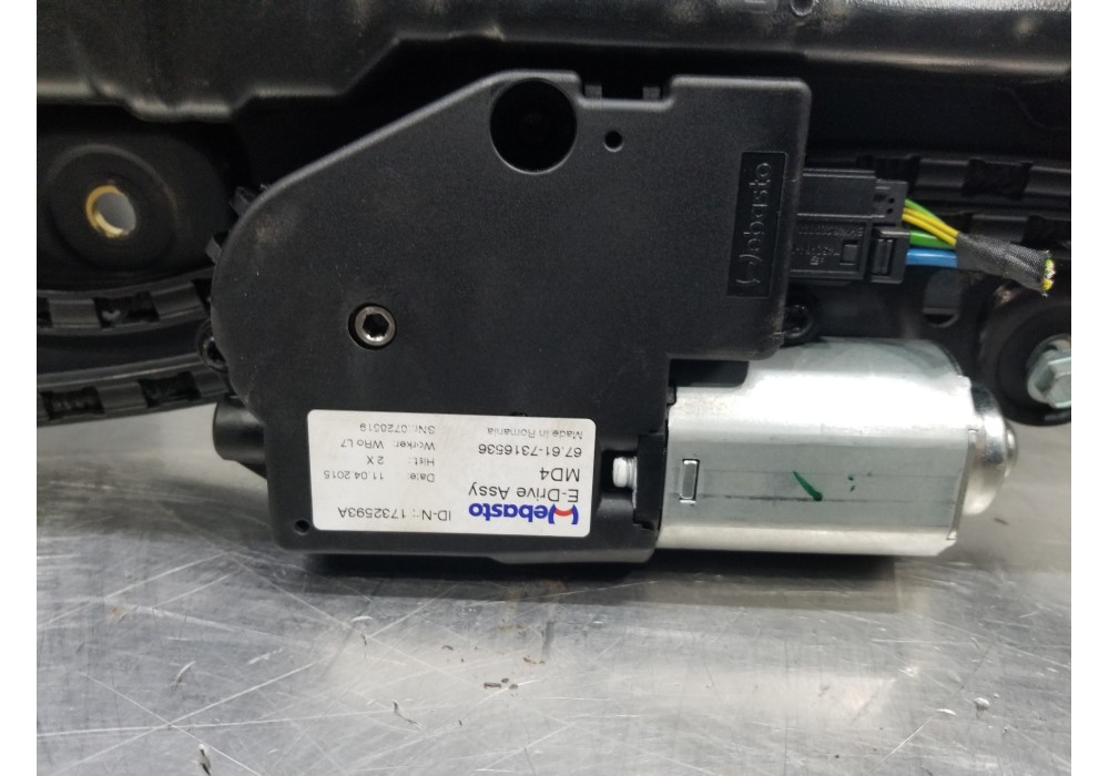 Recambio de techo electrico para bmw serie 4 gran coupe (f36) x drive referencia OEM IAM 54107300238 54107275627 67617316536