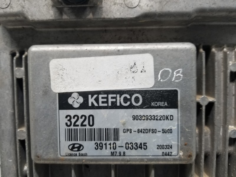 Recambio de centralita motor uce para hyundai i20 classic referencia OEM IAM 3911003345  