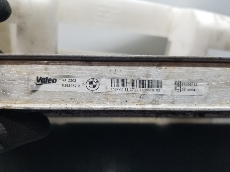 Recambio de radiador agua para bmw serie 4 gran coupe (f36) x drive referencia OEM IAM 17117600518  