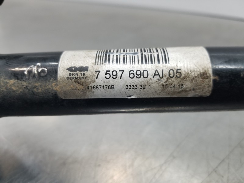 Recambio de transmision trasera derecha para bmw serie 4 gran coupe (f36) x drive referencia OEM IAM 33207597690 7597690 