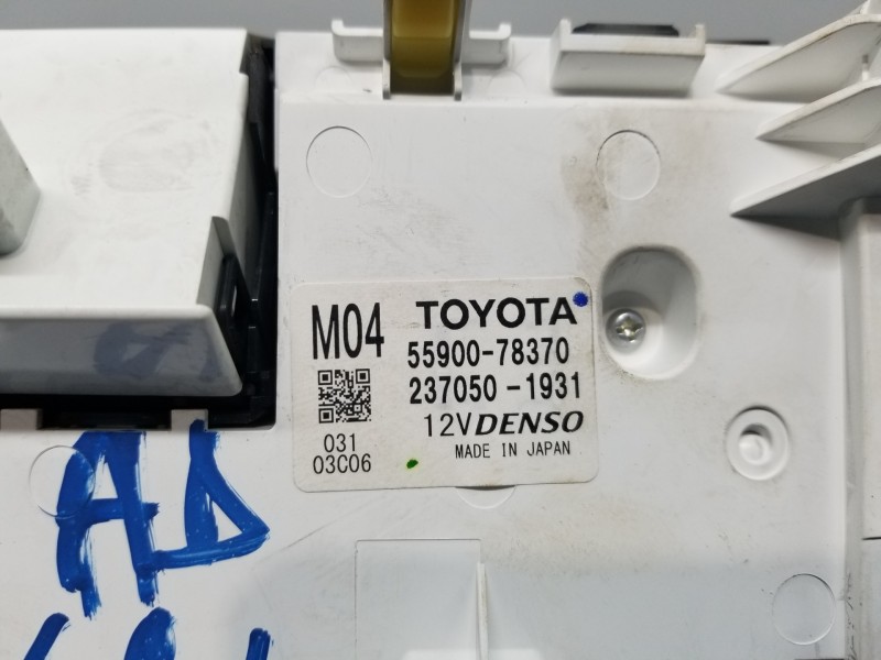 Recambio de mando climatizador para lexus nx essence referencia OEM IAM 5590078370  