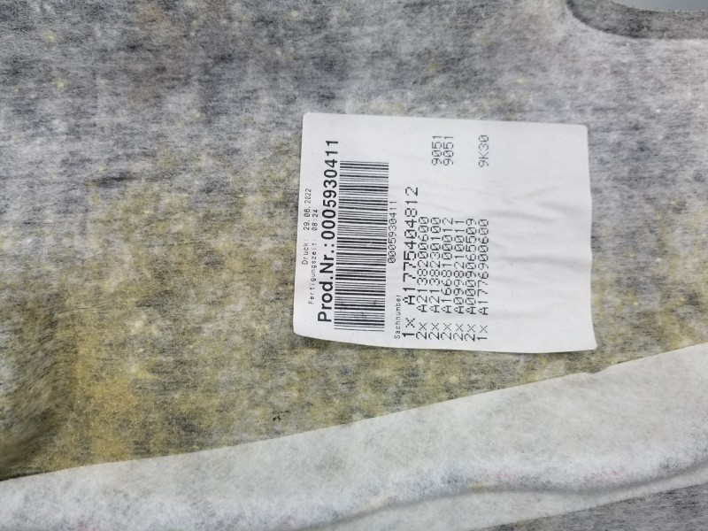 Recambio de techo interior para mercedes clase a (w177) 200 d referencia OEM IAM A1776900600  