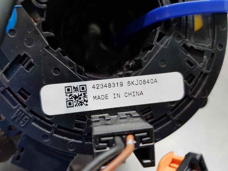 Recambio de anillo airbag para opel mokka x selective referencia OEM IAM 42348319 13589257  Recambio de anillo airbag para opel mokka x selective referencia OEM IAM 42348319 13589257