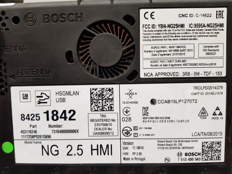 Recambio de modulo electronico para opel mokka x selective referencia OEM IAM 84251842   Recambio de modulo electronico para opel mokka x selective referencia OEM IAM 84251842