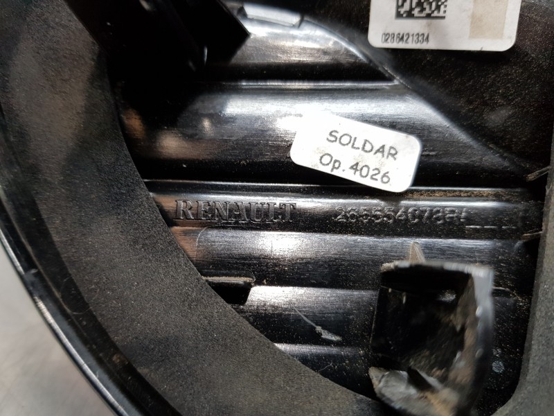 Recambio de piloto trasero izquierdo interior para renault captur techno referencia OEM IAM 265554078R   Recambio de piloto trasero izquierdo interior para renault captur techno referencia OEM IAM 265554078R