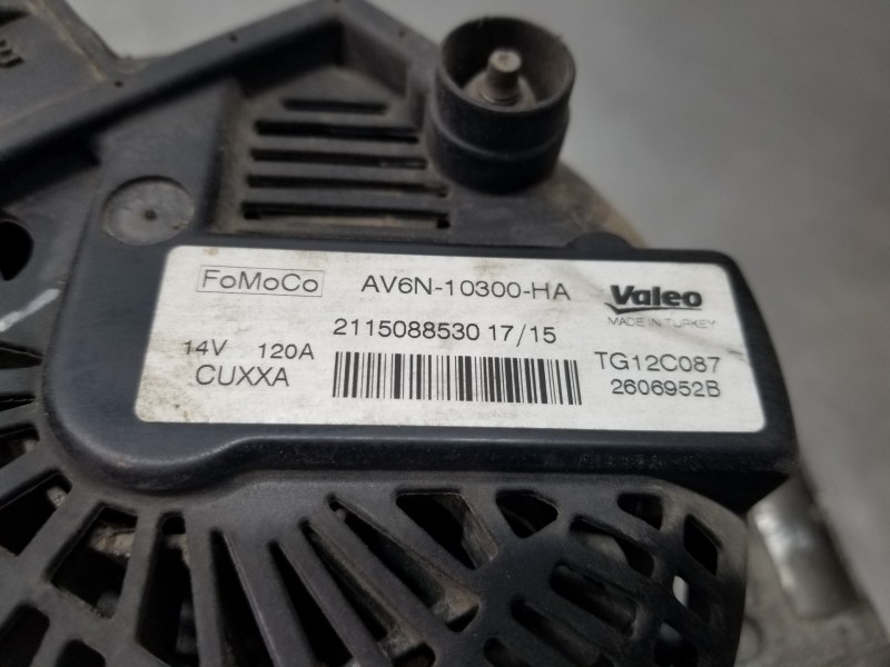 Recambio de alternador para ford fiesta (ccn) confort referencia OEM IAM 2265722 AV6N10300HA AV6N10300HB Recambio de alternador para ford fiesta (ccn) confort referencia OEM IAM 2265722 AV6N10300HA AV6N10300HB