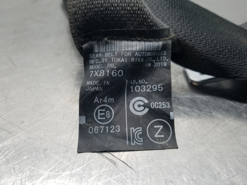 Recambio de cinturon seguridad trasero izquierdo para lexus nx essence referencia OEM IAM 7337078060C1  
