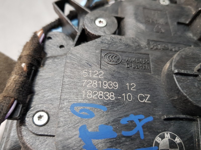 Recambio de cerradura puerta trasera izquierda para bmw x1 (f48) sdrive referencia OEM IAM 51227281939  