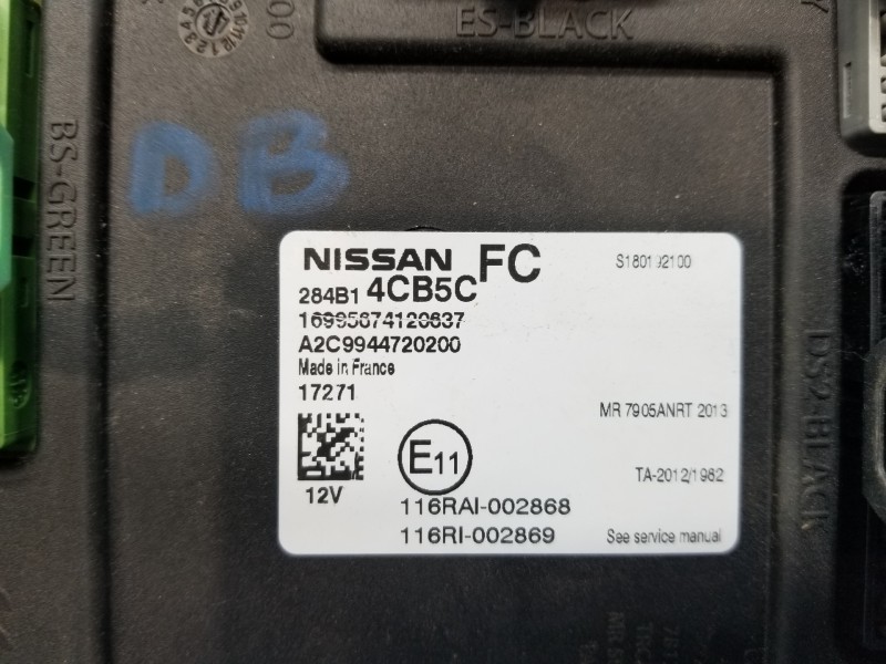 Recambio de modulo confort para nissan pulsar (c13) fastback referencia OEM IAM 284B14CB5C A2C9944720200 