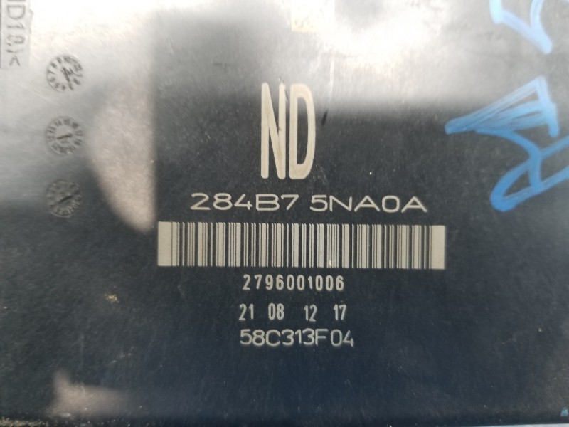 Recambio de caja reles / fusibles para nissan pulsar (c13) fastback referencia OEM IAM 284B75NA0A  