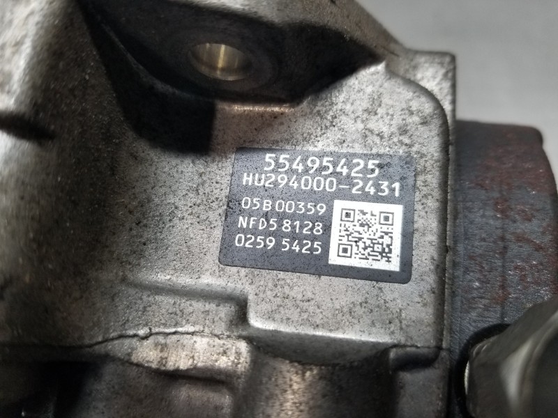 Recambio de bomba inyeccion para opel zafira (c) family start/stop referencia OEM IAM 55495425 HU2940002431  Recambio de bomba inyeccion para opel zafira (c) family start/stop referencia OEM IAM 55495425 HU2940002431