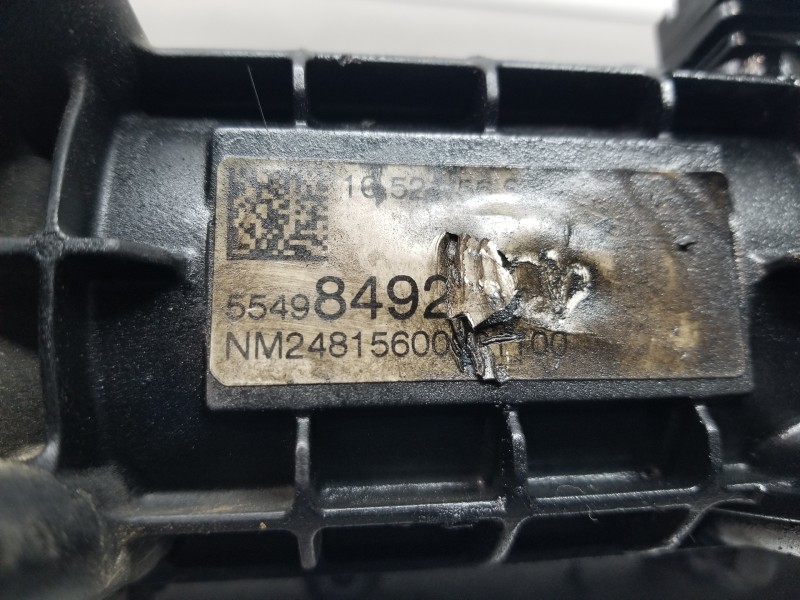 Recambio de colector admision para opel zafira (c) family start/stop referencia OEM IAM 55498492  