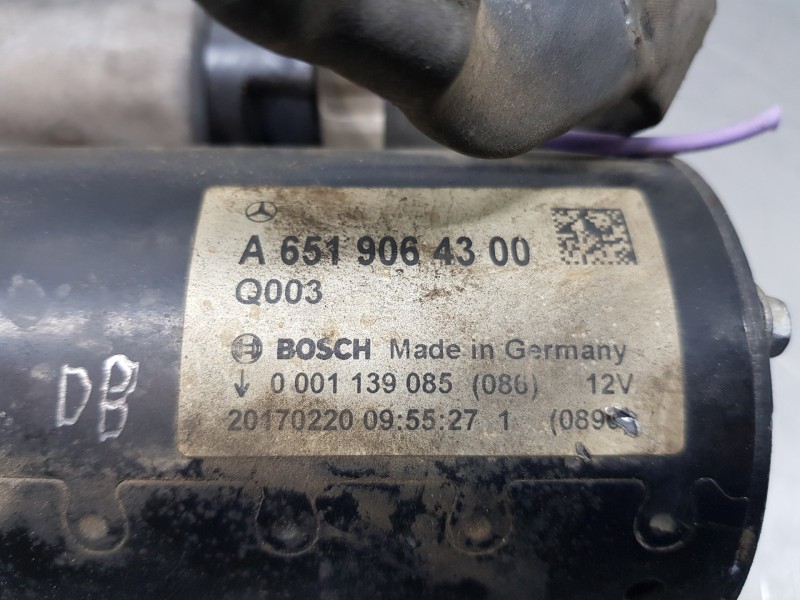 Recambio de motor arranque para mercedes vito mixto (447) select referencia OEM IAM A6519064300  