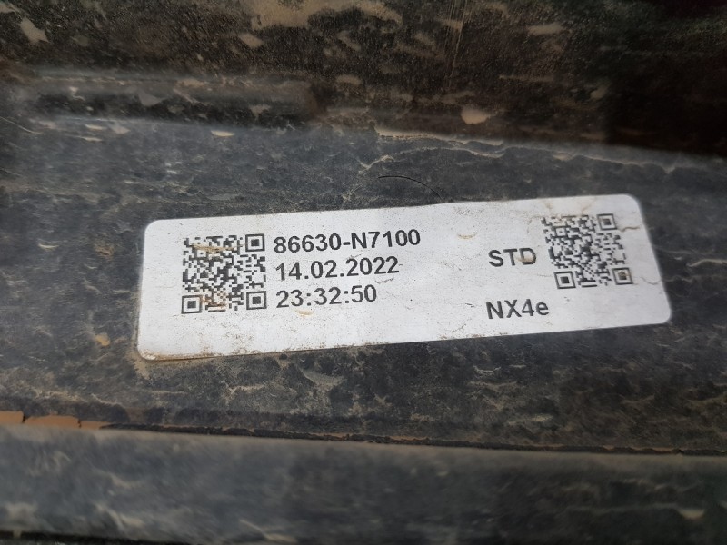 Recambio de refuerzo paragolpes trasero para hyundai tucson klass referencia OEM IAM 86631N7100  