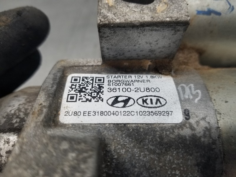 Recambio de motor arranque para hyundai tucson klass referencia OEM IAM 361002U800  