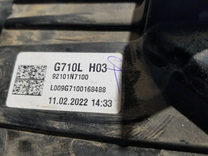 Recambio de faro izquierdo para hyundai tucson klass referencia OEM IAM 92101N7100  