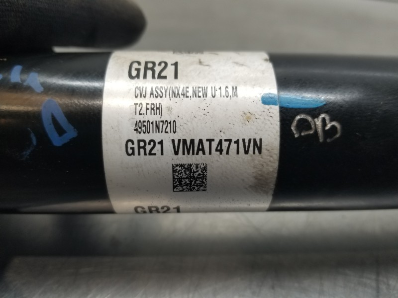 Recambio de transmision delantera derecha para hyundai tucson klass referencia OEM IAM 49501N7210  