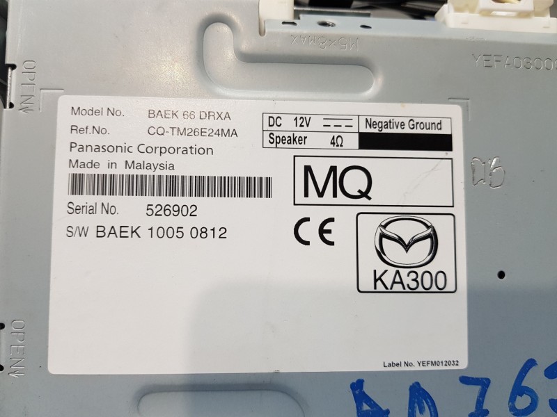 Recambio de modulo electronico para mazda 3 lim. () style referencia OEM IAM BAEK66DRXA  