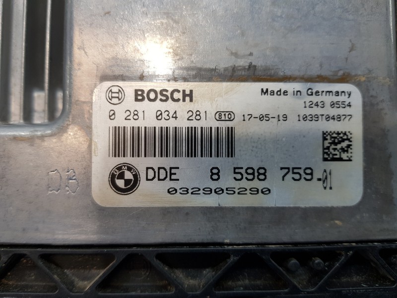 Recambio de centralita motor uce para bmw mini (f55) d referencia OEM IAM 8598759 02810C34281 