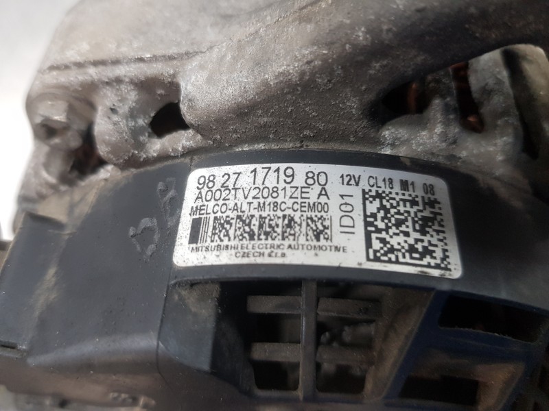 Recambio de alternador para citroen c4 grand picasso spacetourer referencia OEM IAM 9827171980  