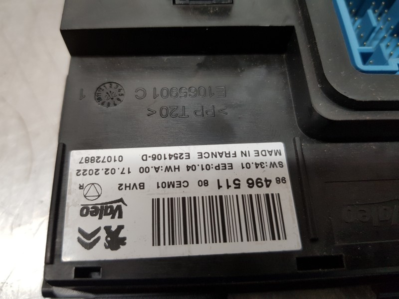Recambio de modulo electronico para citroen c4 grand picasso spacetourer referencia OEM IAM 9849651180   Recambio de modulo electronico para citroen c4 grand picasso spacetourer referencia OEM IAM 9849651180